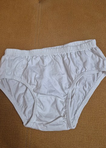 Beyaz Nakışlı Çocuk kadın külot - Görsel 3