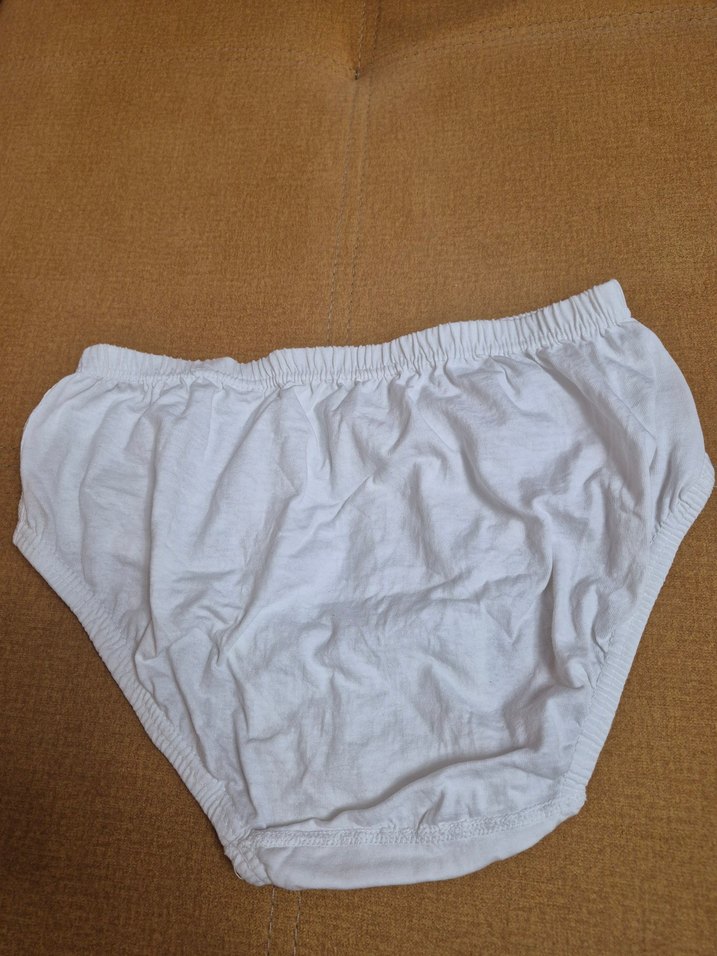 Beyaz Nakışlı Çocuk kadın külot - Görsel 2