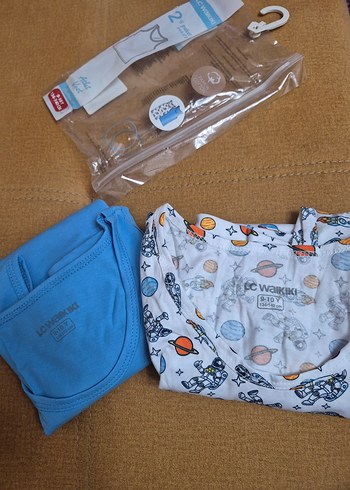 Çocuk için 2'li Mavi Atlet Seti - Görsel 3