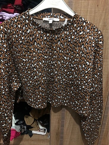kotoN crop ve pantolonu takım