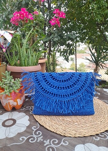 Diğer El örgüsü clutch çanta
