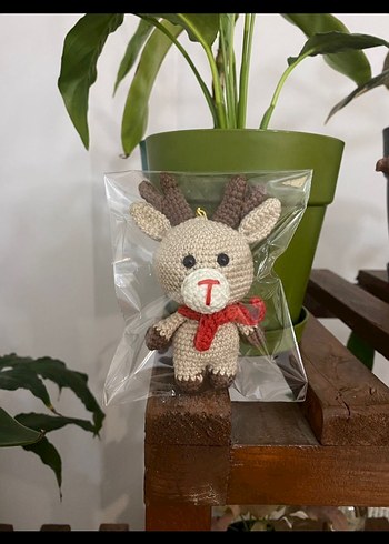 Amigurumi Geyik Anahtarlık - Görsel 3