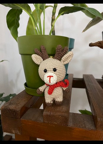 Amigurumi Geyik Anahtarlık - Görsel 2