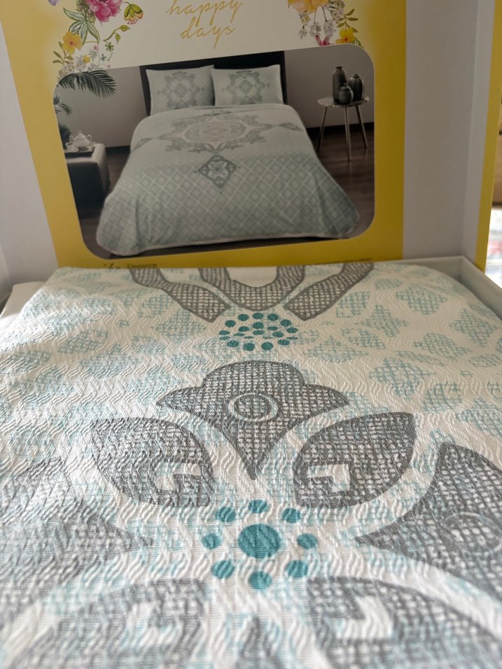 Taç Çift Kişilik Pike Takımı - Görsel 2