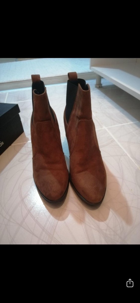 Kahverengi Süet Kadın Bot - Görsel 2