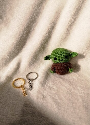Beden Renk Baby Yoda Amigurumi Anahtarlık