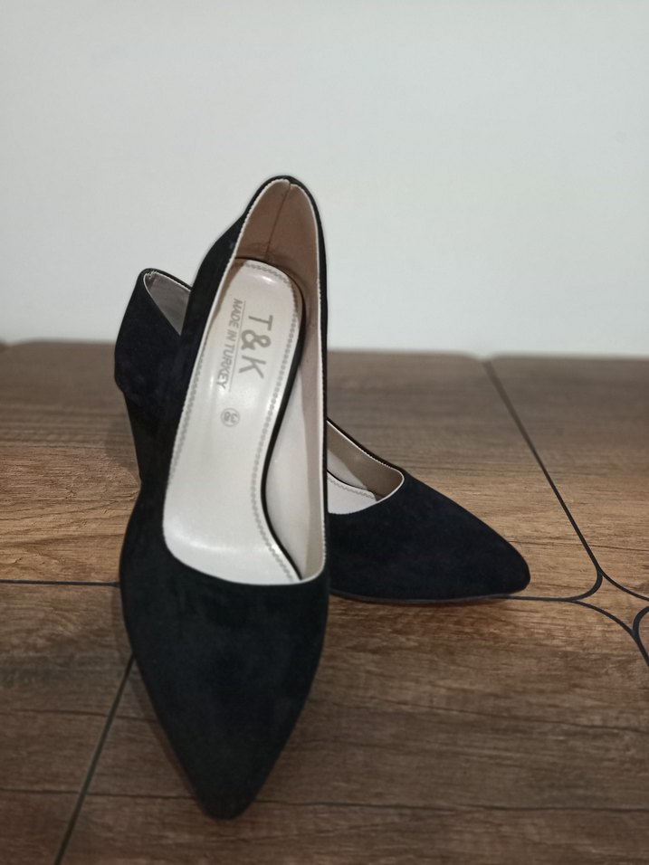 Siyah Klasik Kadın Stiletto Topuklu Ayakkabı - Görsel 3