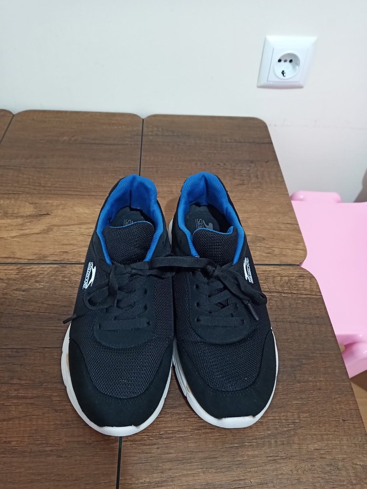 Siyah Mavi Rahat Spor erkek  Spor Ayakkabı - Görsel 3
