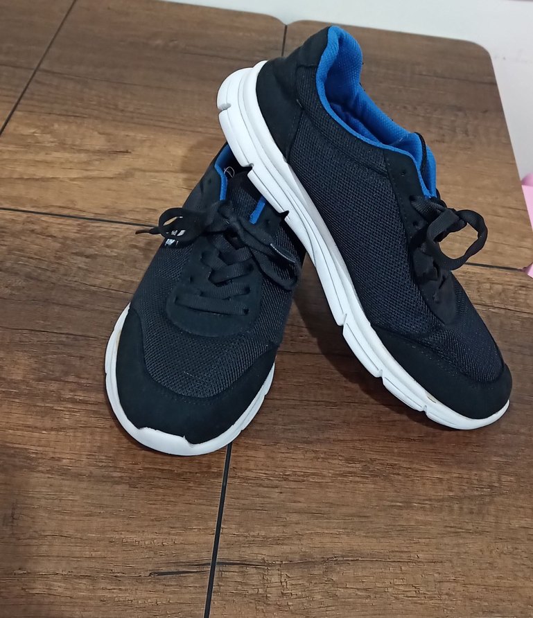 Siyah Mavi Rahat Spor erkek  Spor Ayakkabı - Görsel 2