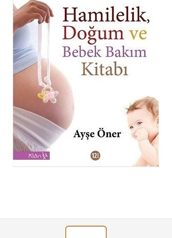 Hamilelik doğum ve bebek bakim kitabı 