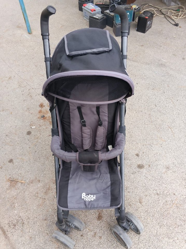 Gri Bebek Arabası - Görsel 3