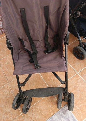 Kahverengi ve Gri Bebek Arabası - Görsel 2