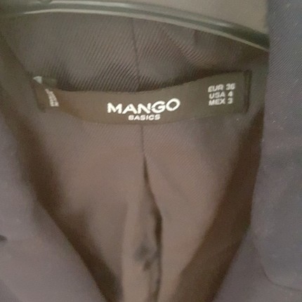 36 Beden lacivert Renk mango blazer ceket