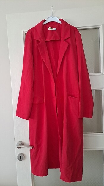 Diğer Kırmızı uzun ceket