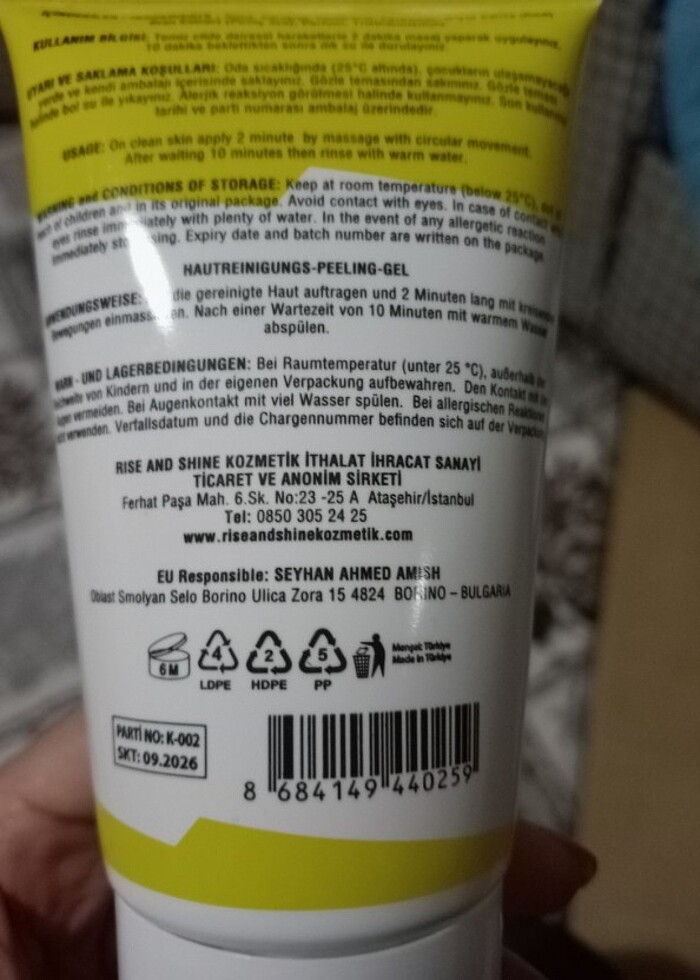 Rise and Shine (R-S) Peeling Jel Pirinç Özlü - Görsel 3