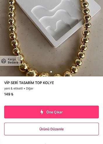 Kolye ve 1 çift küpe