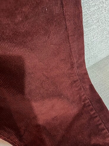 36 Beden bordo Renk Kadife Jean