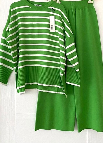 Zara Yeşil Triko İkili Takım 