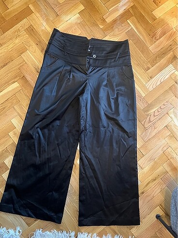 Twist saten pantolon