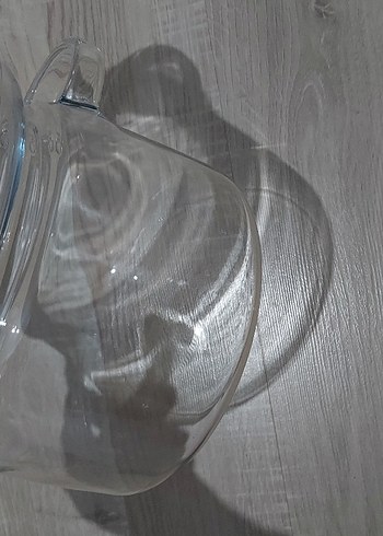 Şeffaf Cam Kulplu Kapaklı Tencere - Görsel 2