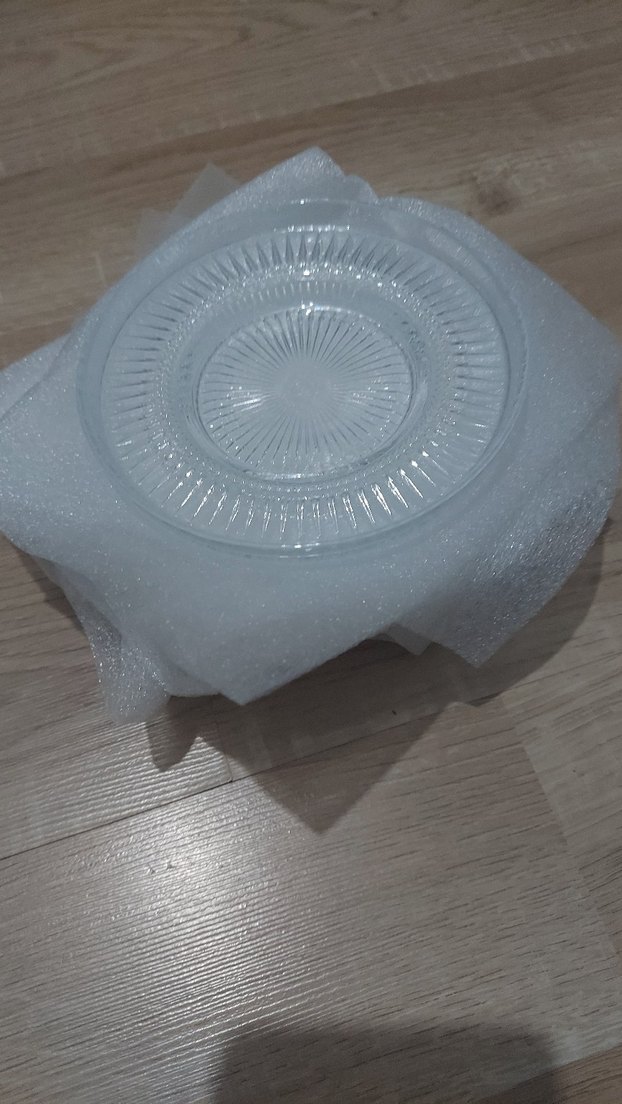 Şeffaf Cam çay Tabağı - Görsel 3