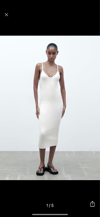 Zara triko elbise