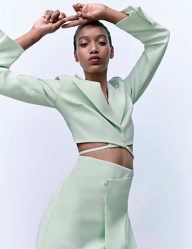 s Beden Zara blazer elbise