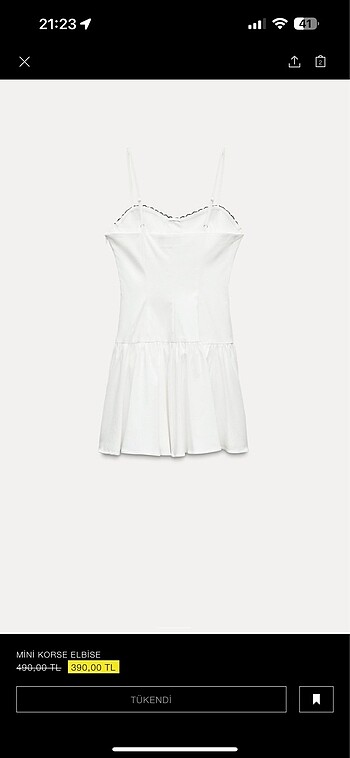 Zara Zara korse elbise