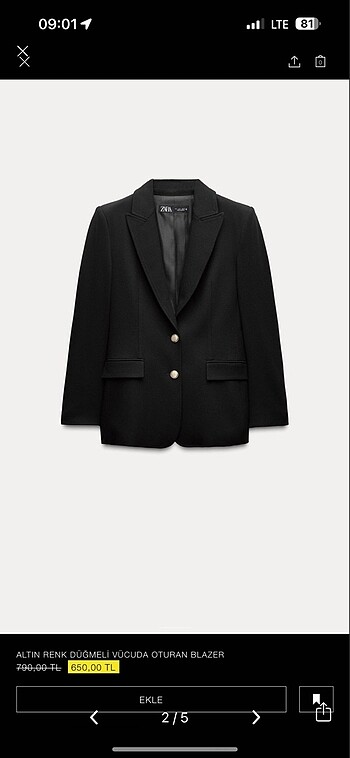 Zara Zara blazer