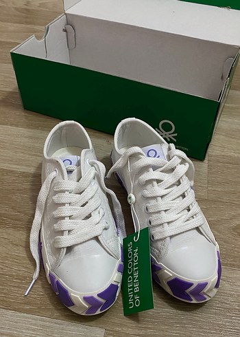 Benetton Kadin Beyaz Sneaker