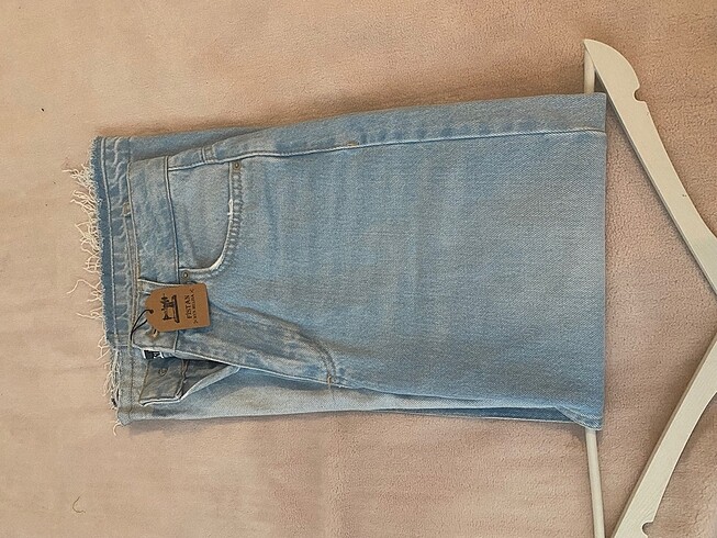 Mavi müdü denim etek