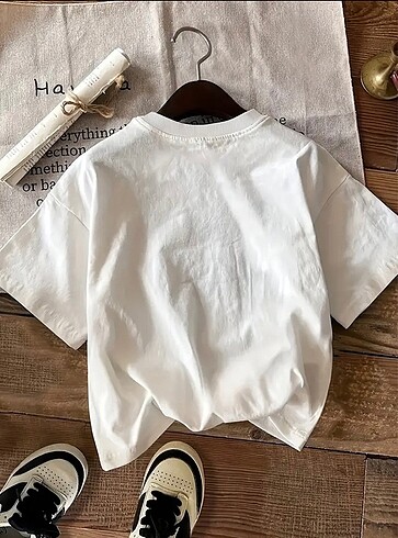 American Vintage Just a Girl Oversize Tisort