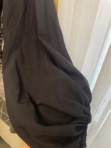 Zara Siyah crop gömlek