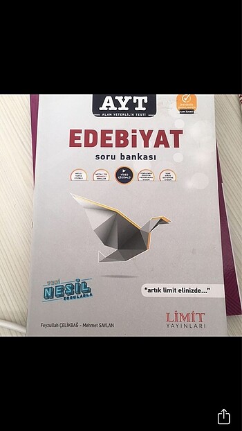 AYT EDEBİYAT SORUN BANKASI LİMİT YAYINLARI