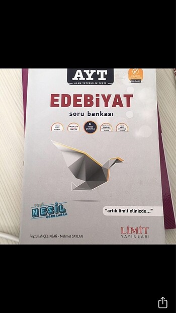 AYT EDEBİYAT SORUN BANKASI LİMİT YAYINLARI