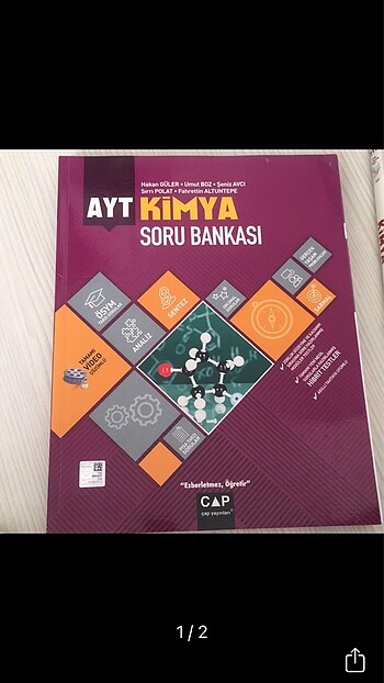 AYT KİMYA SORU BANKASI ÇAP YAYINLARI