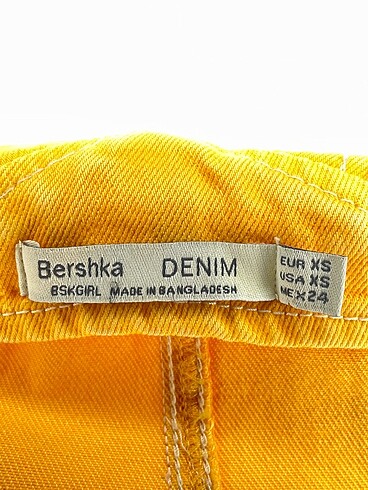 xs Beden turuncu Renk Bershka Kısa Elbise %70 İndirimli.