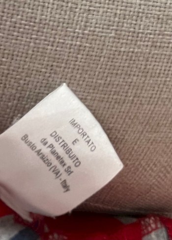 Çizgili Kırmızı Grunge Bluz - Görsel 5