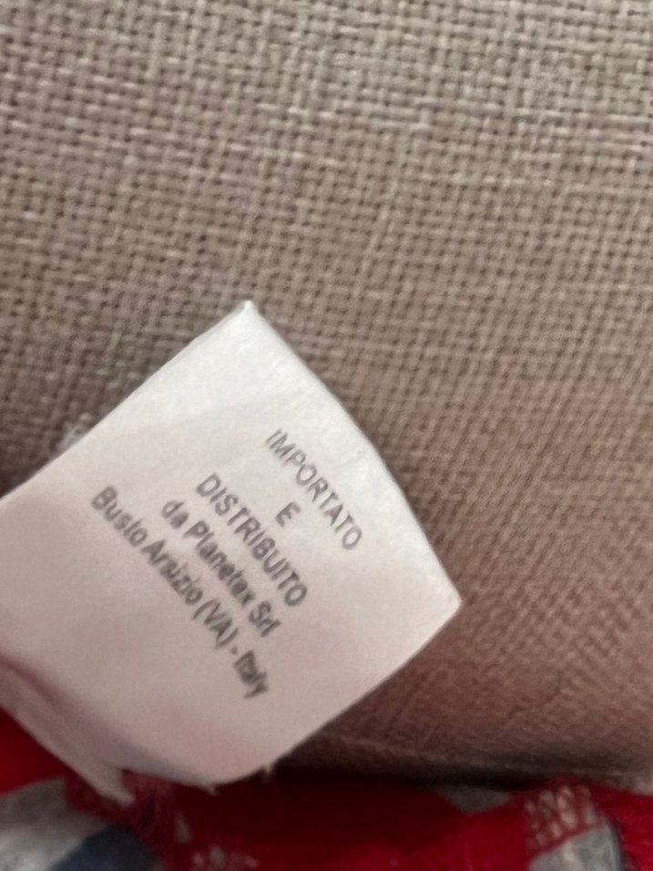 Çizgili Kırmızı Grunge Bluz - Görsel 5