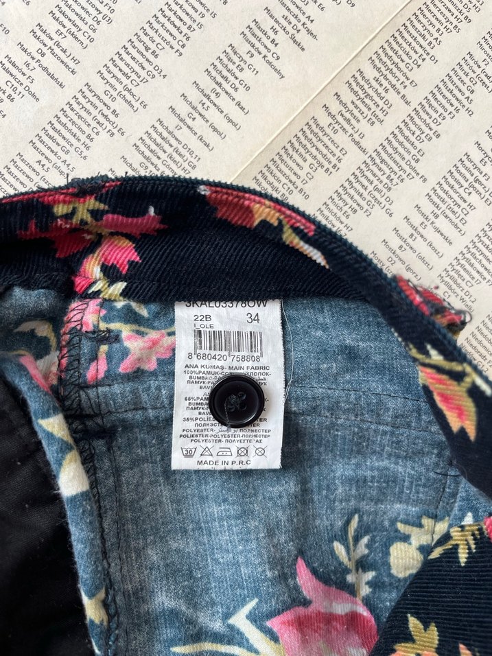 Çiçekli Vintage Mini Şort - Görsel 5