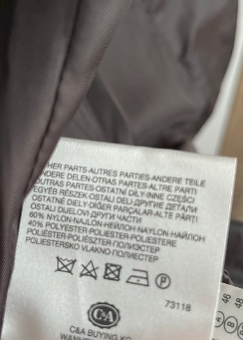 Ekoseli %37 Yün Blazer Ceket - Görsel 9