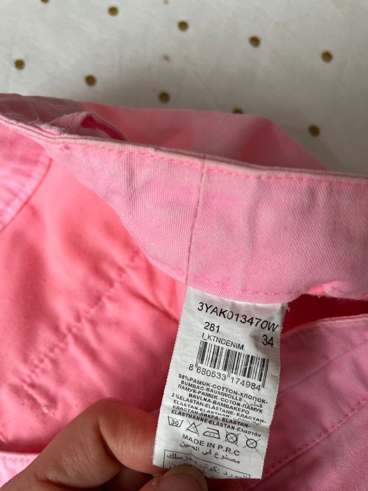 Koton Pembe Lolita Şort - Görsel 3