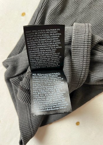 H&M Kuromi Baskılı Füme T-shirt - Görsel 6