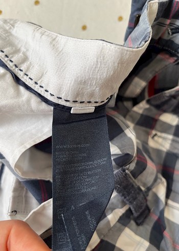 Tommy Hilfiger Ekoseli Mini Şort - Görsel 5