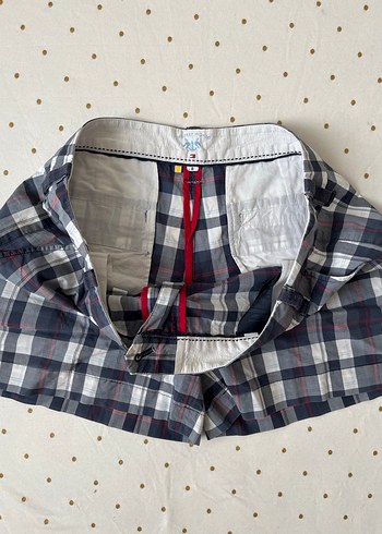 Tommy Hilfiger Ekoseli Mini Şort - Görsel 4