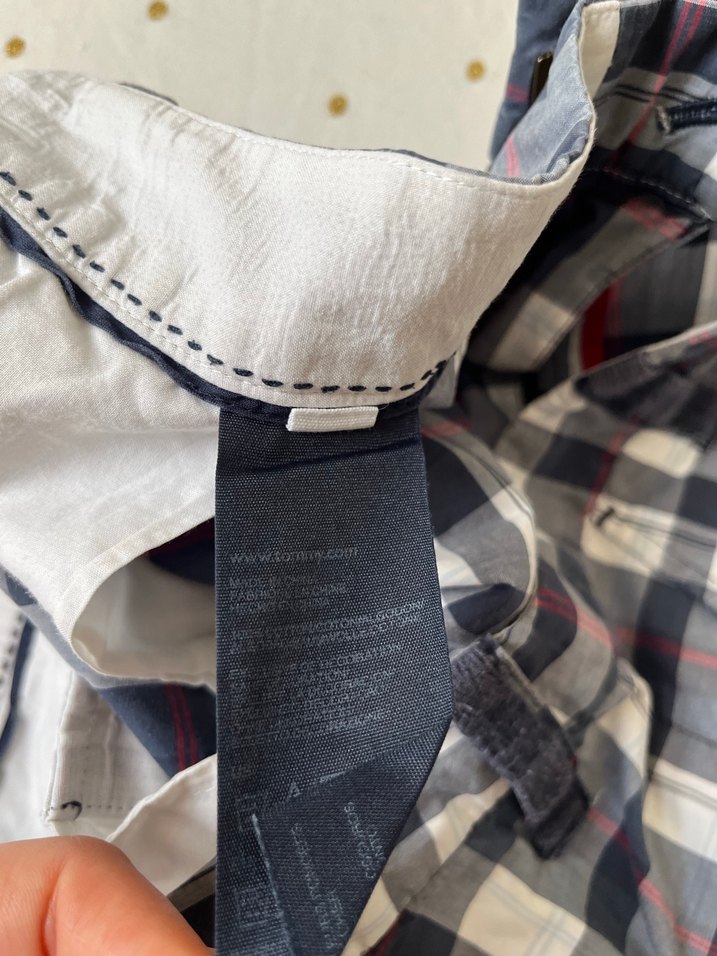 Tommy Hilfiger Ekoseli Mini Şort - Görsel 5