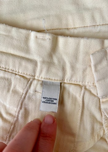 Abercrombie&Fitch Butter Yellow Şort - Görsel 6