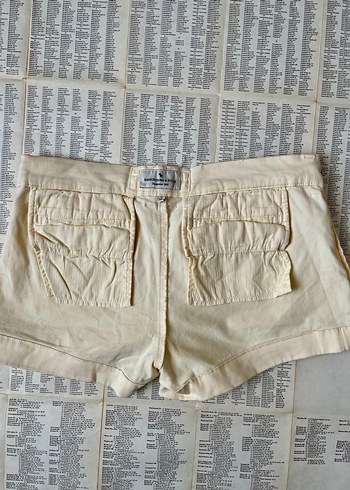 Abercrombie&Fitch Butter Yellow Şort - Görsel 5