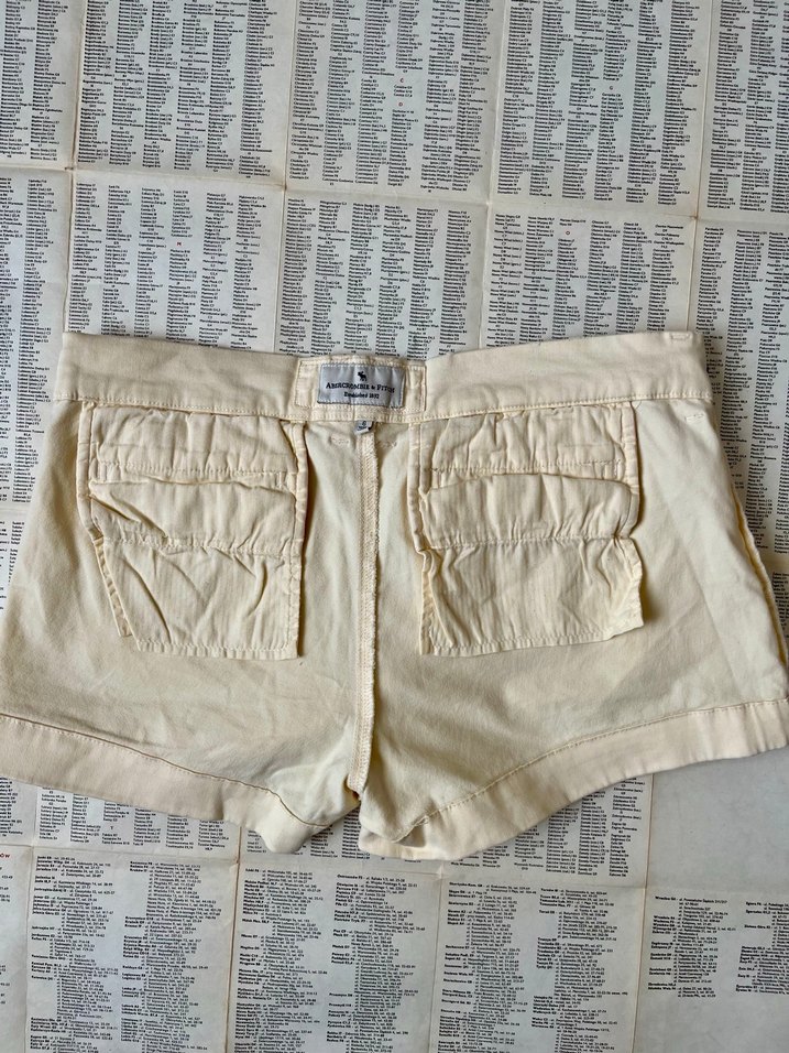 Abercrombie&Fitch Butter Yellow Şort - Görsel 5