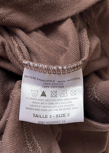 Kahverengi Kısa Kollu Kadın Tişört - Görsel 7